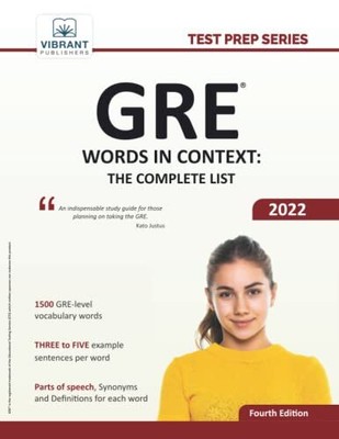 GRE Words In Context The Compl - Paperback - GOOD