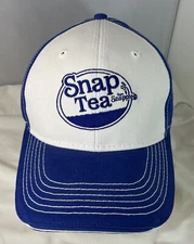 Snap Tea From Snapple Blue/White Embroidered Logo Hat/Cap Adjustable Strap VGC
