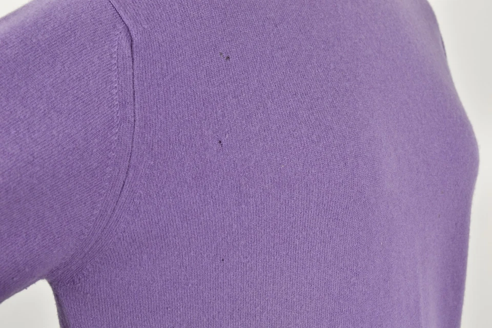 Jersey BUERBRRY Púrpura Talla 44"/112Cm Mujer Mangas Cortas Pullover De Colección Foto 3 de 4