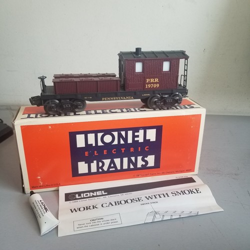 Lionel No. 6-19709 Pennsylvania Rail Road Work Caboose W/Smoke ++++ NIB ++++