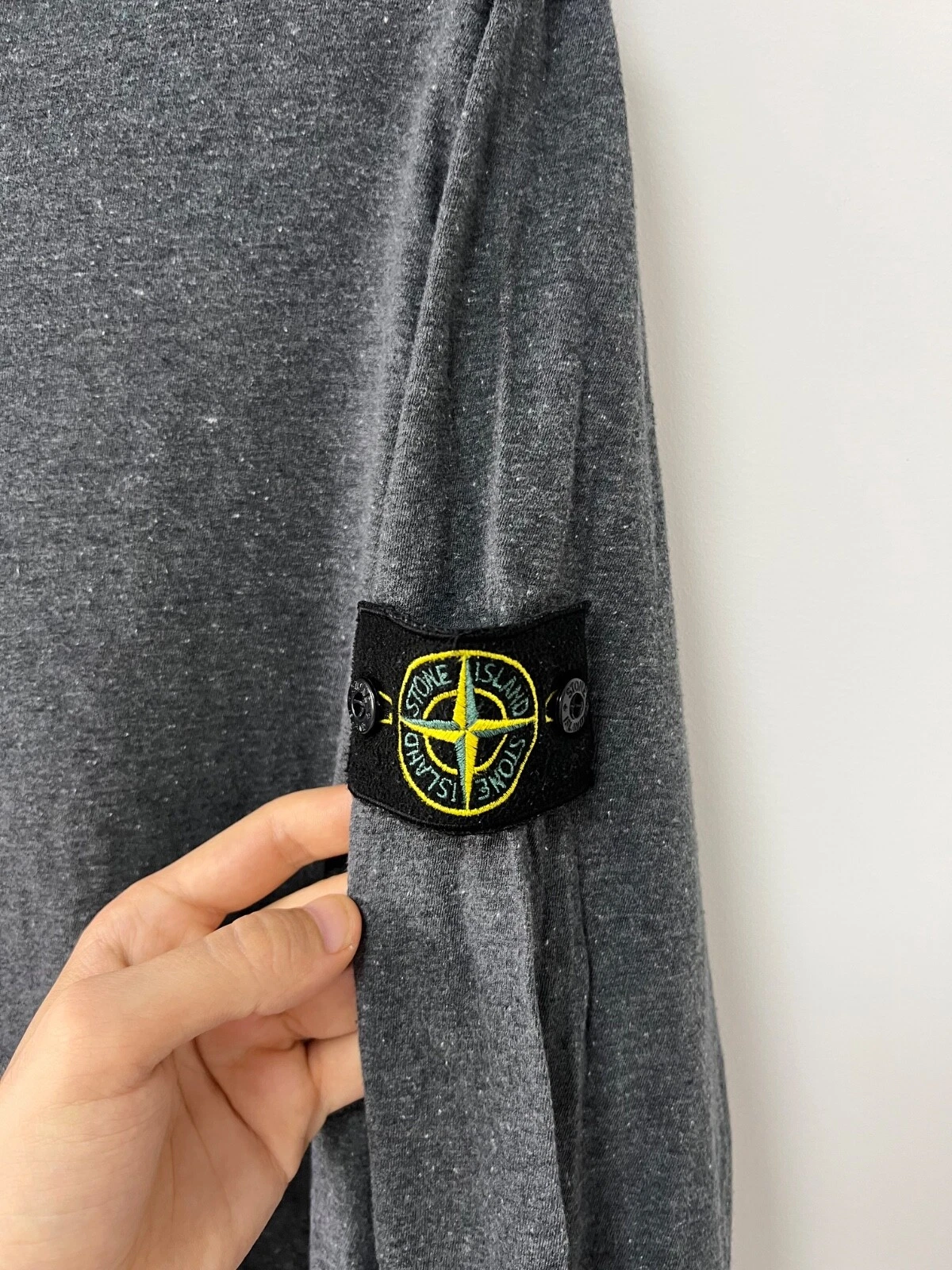 Felpa con cappuccio manica lunga Stone Island Archive vintage anni 90 rara Y2K uomo taglia M