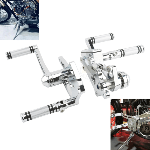 Forward Control Foot Pegs For Harley Softail Standard Custom FXST FLST 2000-2017 - Picture 2 of 10