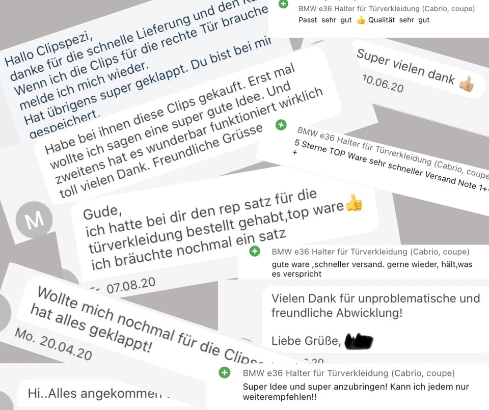 BMW E36 Supporto per pannello porta, pannello porta (Cabrio, Coupè) - Immagine 2 di 4