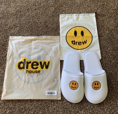 Drew House Justin Bieber Mascot Slippers Size L  White Brand New NEW Drew House Justin Bieber Mascot Slippers | Mercari main image 3