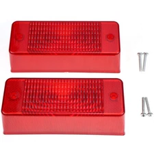 2PCS Rear Tail Light Red Lens 6672276 for Bobcat Skid Steers