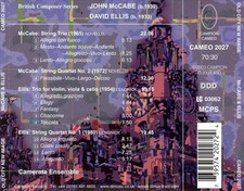 CAMERATA ENSEMBLE OLD CITY, NEW IMAGE: CHAMBER MUSIC OF JOHN MCCABE & DAVID ELLI