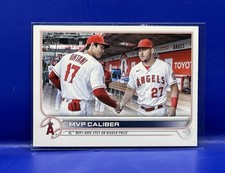 2022 Topps Mike Trout Shohei Ohtani US115 MVP Caliber Los Angeles Dodgers Angels