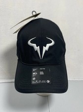 NWT- Nike Dri-Fit ADV Club Unstructured Rafa Cap Tennis Hat Black FB5600-010
