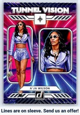2025 Donruss WNBA #13 A'ja Wilson Tunnel Vision