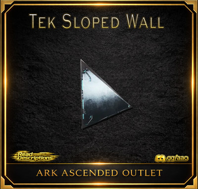 Tek Sloped Wall-Ark Survival Ascended PVE-ASA-Tek Structures-Official-AAO