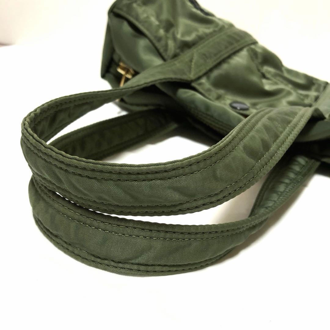PORTER Tanker Mini Boston Duffle Bag Sage Green Nylon Small