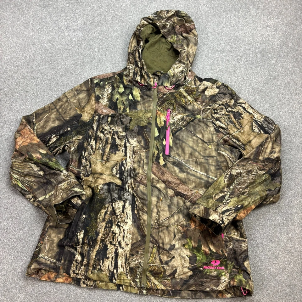 Jaqueta RealTree Feminina 2XL XXL Marrom Roupa de Trabalho Camuflagem Capuz de Caça Casaco de Chuva Senhora* - Imagem 2 de 4