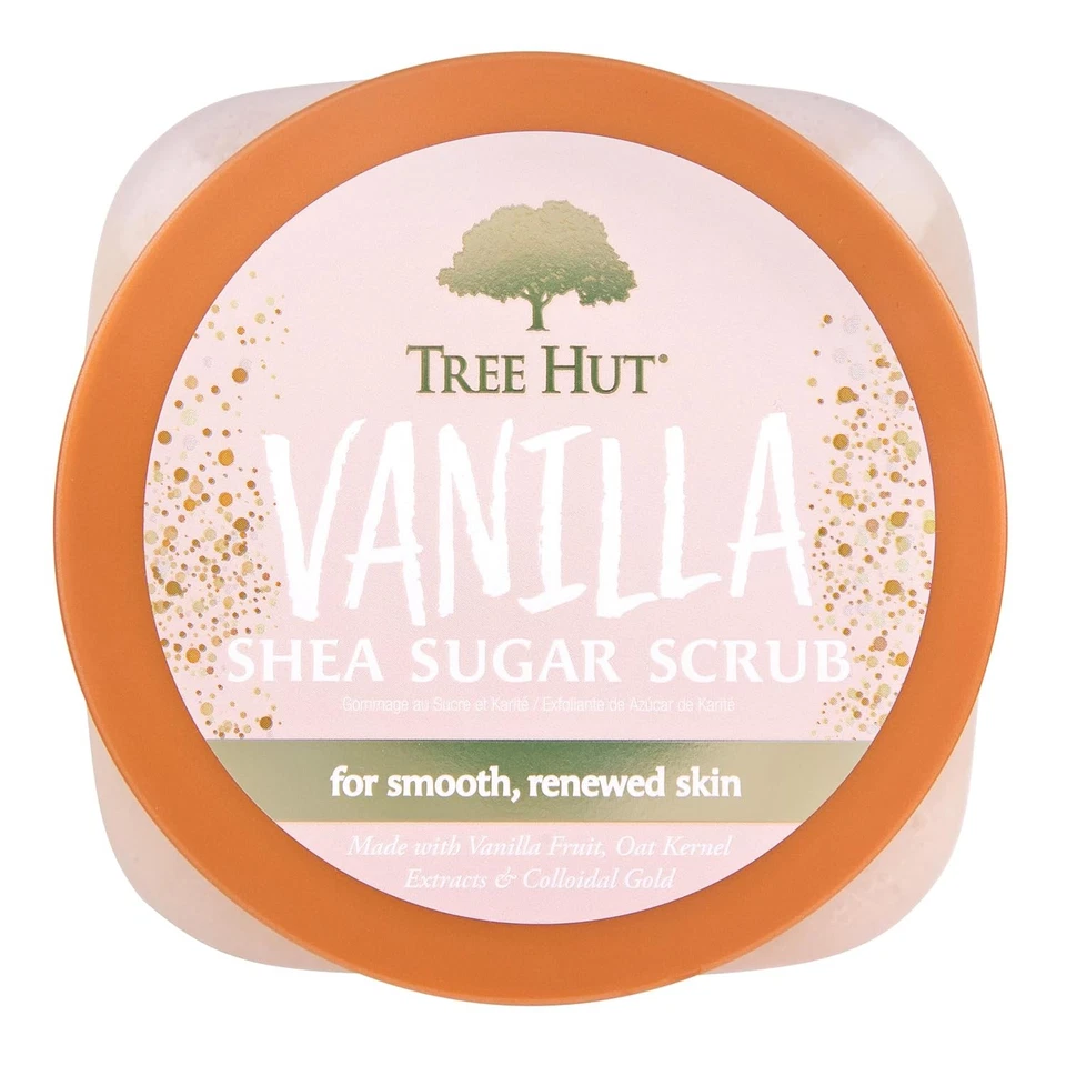 Tree Hut Shea Sugar Body Scrub Vanilla Exfoliating & Hydrating 18 oz - Image 3 of 4