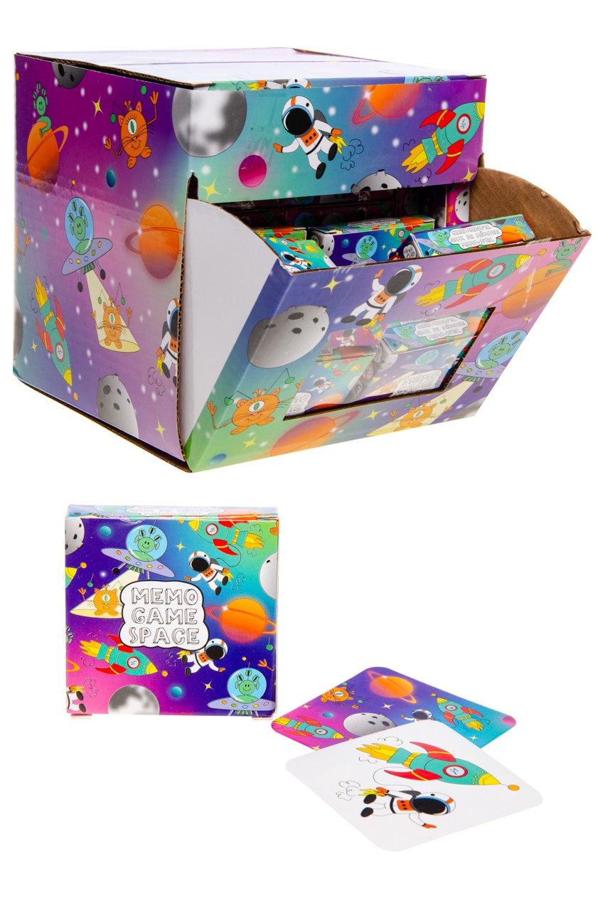 Space Mini Memory Game 28 Cards - Memo Matching Cards Party Bag Filler