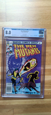 US Comic The New Mutants #1 CGC 8.0