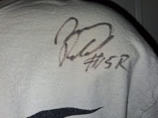 Radd Motorsports 15R Racing T Shirt Mens L Autographed Dirt Track Graphic