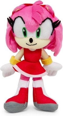 Sonic Amy Rose Plush doll toy 8 inch figure- Pink - Sonic The Hedgehog figure