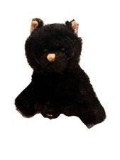 GANZ Webkinz Black Cat Plush HM135   Classic Webkinz Stuffed Animal Toy No Code