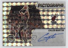 2023-24 Panini Mosaic Pictographs Mosaic Caleb Martin #PM-MAR Auto 4f5