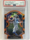 2020 Panini Select Justin Herbert Rookie DieCut Orange Prizm PSA 10 ⚡️Chargers⚡️