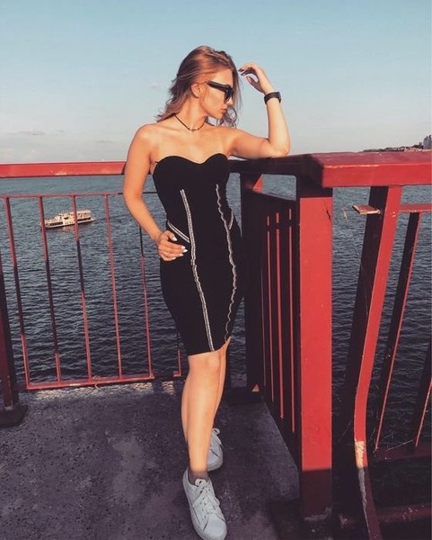 Women Dress Black 36 #NQZ0