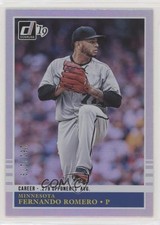 2019 Donruss Retro 1985 Variation Career Stat Line /279 Fernando Romero #207 fm0