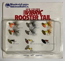Vintage WORDEN’S Vibric Rooster Tail Store Display - Dealer Advertising Lures