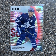 Auston Matthews 2023-24 Upper Deck Allure #48 - Red Rainbow  Maple Leafs B316
