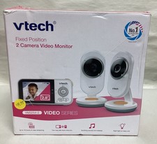 VTech - 2 Camera Digital Video Baby Monitor with Night Light - White- Free S H
