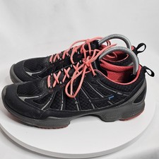 Ecco Women's Size 8 Biom Running Shoe Black/Pink Athletic Sneakers
