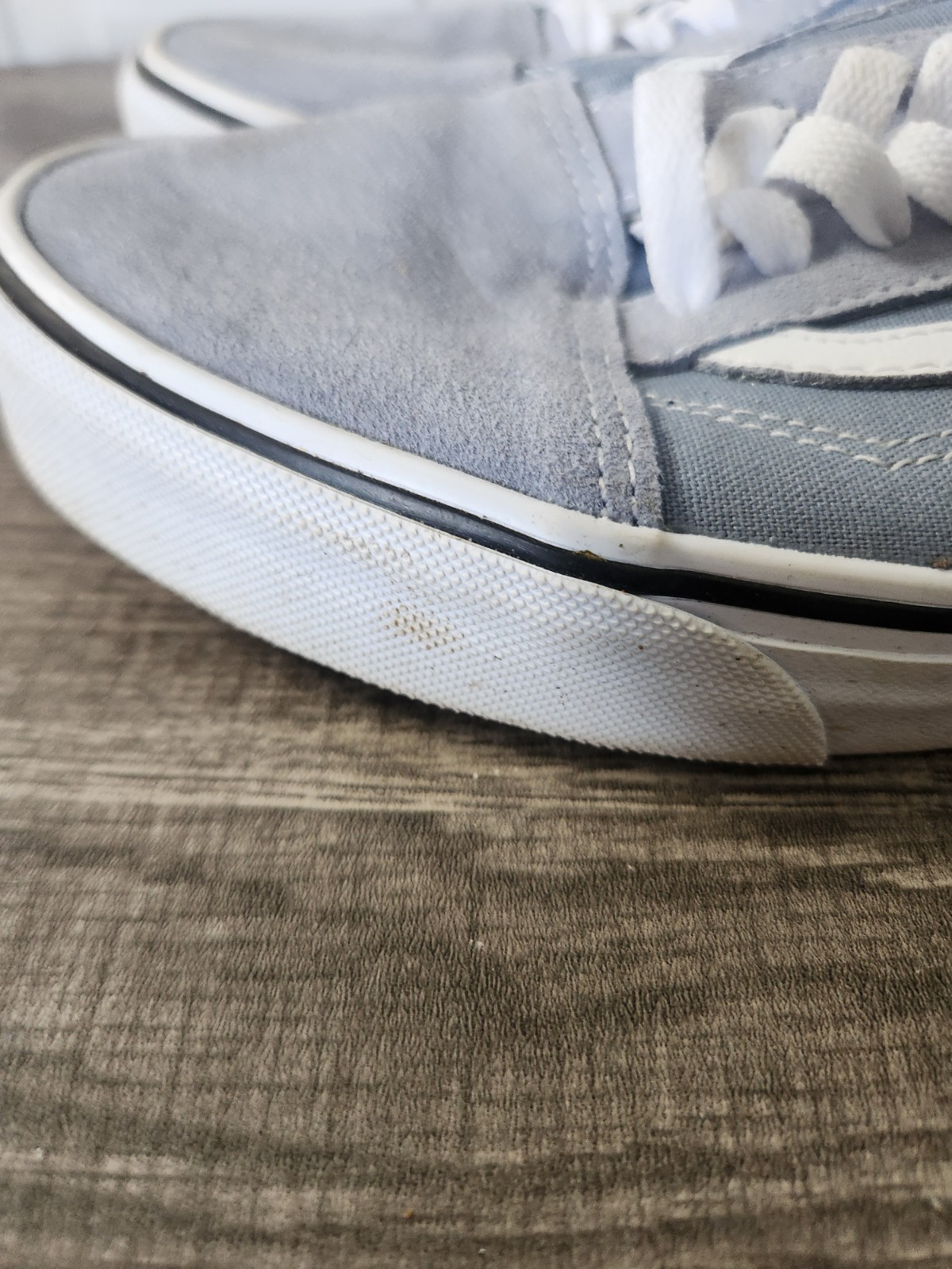 VANS Old Skool Stackform Suede Gray Platform 7213… - image 5