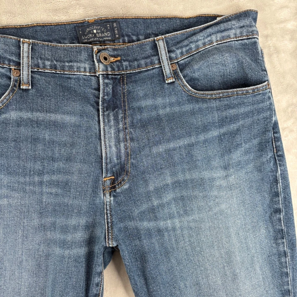 Pantalones de mezclilla informales Lucky Brand 221 originales rectos para hombre 38x30 (38x29) Foto 2 de 4