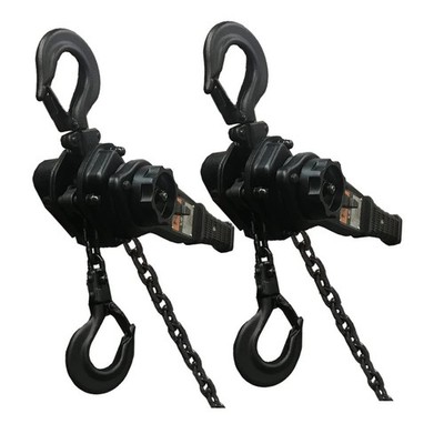 Best Answer VGP 1.6t Lever Hoist 1.5m Black 2 Units 1600kg Chain Block Japan