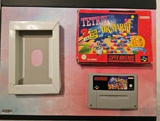 Tetris & Dr Mario - Super Nintendo Game SNES PAL - CIB Nintendo Classics Red Box