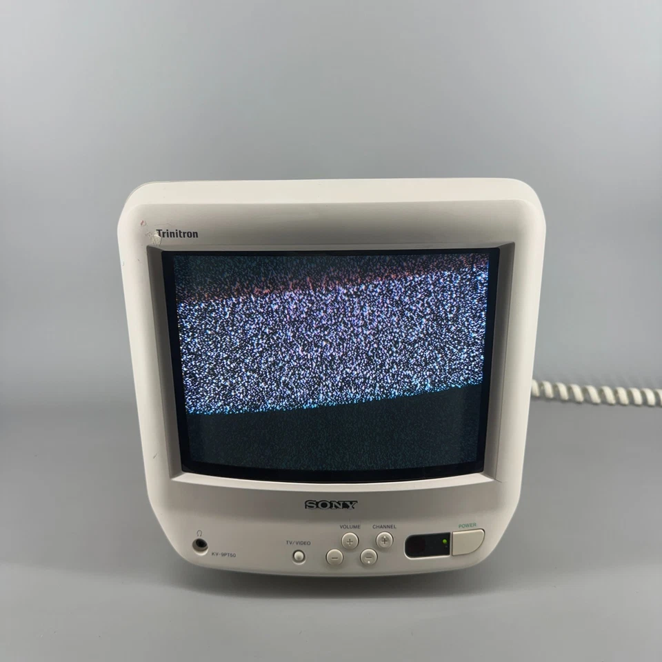 Sony Trinitron KV-9PT50 9 «CRT ретро игровой цветной телевизор без пульта дистанционного управления - протестирован - Изображение 3 из 4