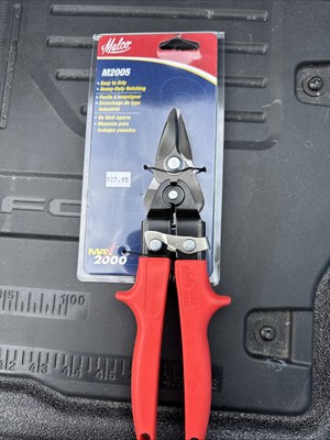 Malco Tools USA M2005 Max 2000 Bulldog Snip Serrated Jaw Tin Nos Retired