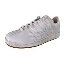 K-Swiss Classic VN Men Shoes 03343-140- M Sneakers Leather White Rare Size 8