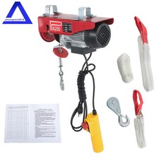 Mini polipasto eléctrico PA200 110 v 440 lb/200 kg 6,6 pies/2 m control remoto con cable