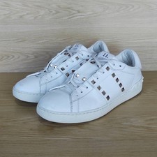 Scarpe sneakers uomo Valentino Garavani 11 bianche aperte Rockstud taglia: EU41 US8