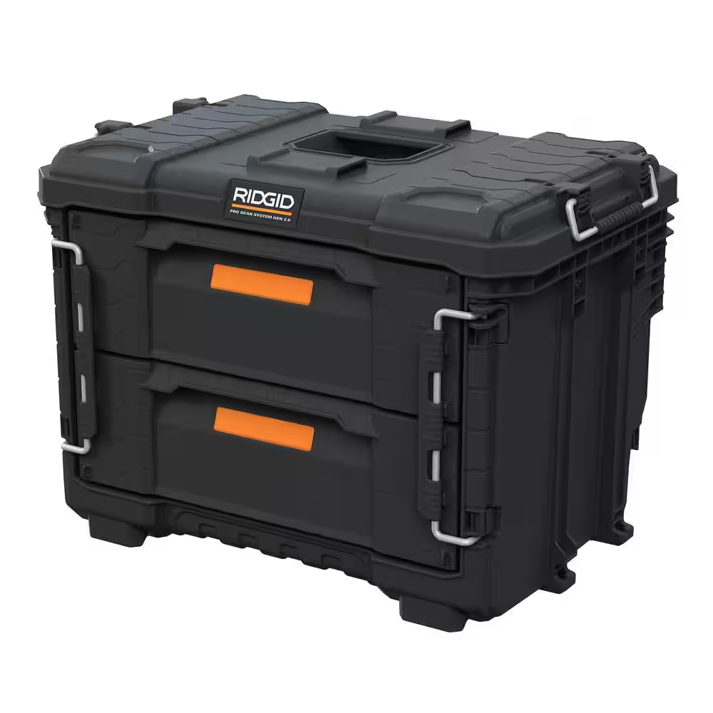 【もいこ】 2.0 Pro Gear System 22 In. XL 2 Drawers Modular Tool Box Storage