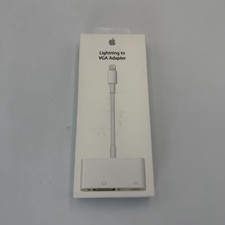Apple Lightning To VGA Adapter MD825AM/A A1439 White IPhone IPad Projector
