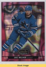 2024-25 O-Pee-Chee Platinum Pink Magma Jake Walman #42 READ 0wp8