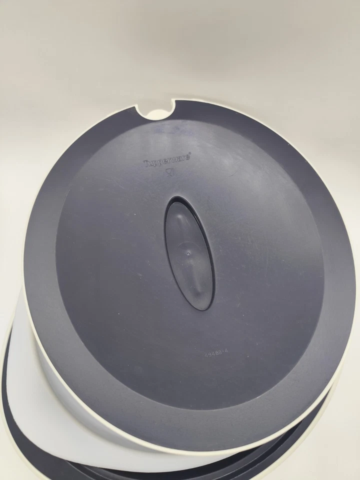 Tupperware Thermo Duo 2,1 Liter, Thermoschüssel, Servier Schüssel Anthrazit Weiß - Bild 4 von 4