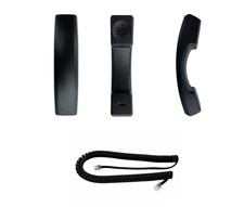 Polycom CCX 400 Replacement Handset With Handset Cord Black - NEW
