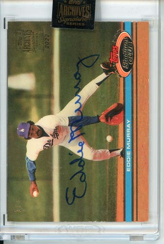 2022 Topps Archives Signature Series 1991 Stadium Auto Eddie Murray #1/1 