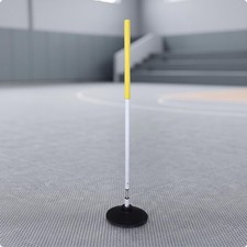 Agility poles with rubber base. Agility pole