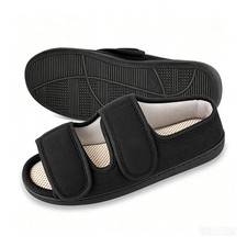 Comfy House Slippers for Mens Wide Diabetic Sandals swollen feet House Shoes