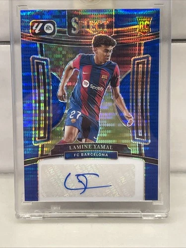 2023/24 Select La Liga Lamine Yamal Rookie Auto Blue Pulsar