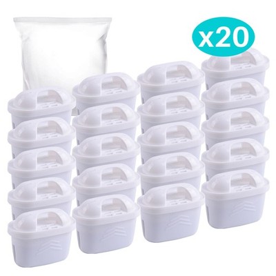 1 - 20 Kartuschen geeignet für BRITA Marella Aluna Style Tischwasserfilter