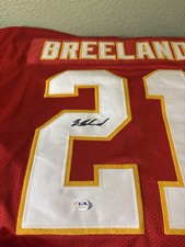 Bashaud Breeland Signed Autograph KC Chiefs Jersey PSA